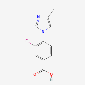 3-fluoro-4-(4-methyl-1H-imidazol-1-yl)benzoic acid