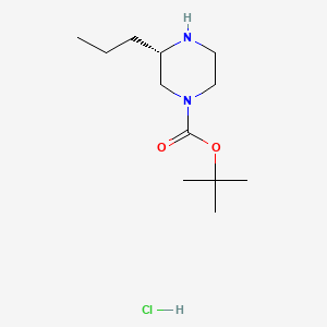 (S)-tert-Butyl 3-propylpiperazine-1-carboxylate hydrochloride