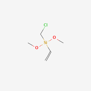 molecular formula C5H11ClO2Si B597212 Vinyl(chloromethyl)dimethoxysilane CAS No. 1314981-48-0