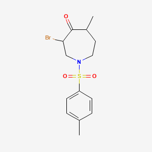 3-Bromo-5-methyl-1-tosylazepan-4-one