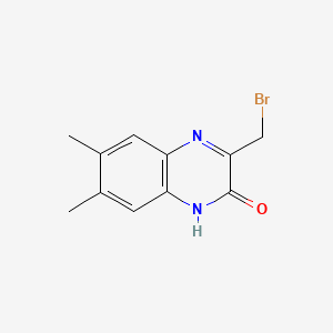 3-(Bromomethyl)-6,7-dimethylquinoxalin-2-OL