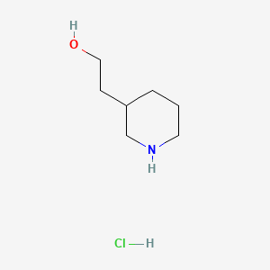 molecular formula C7H16ClNO B597234 2-(3-Piperidyl)ethanol hydrochloride CAS No. 16780-04-4