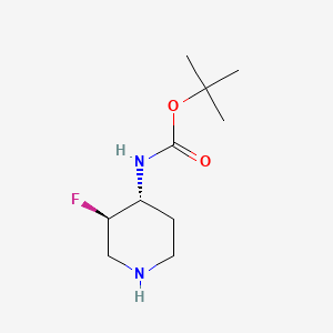 tert-butyl N-[(3R,4R)-3-fluoropiperidin-4-yl]carbamate