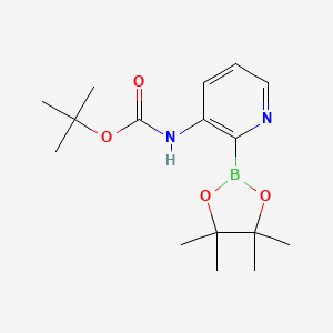 tert-Butyl (2-(4,4,5,5-tetramethyl-1,3,2-dioxaborolan-2-yl)pyridin-3-yl)carbamate