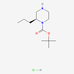 (S)-tert-Butyl 2-propylpiperazine-1-carboxylate hydrochloride