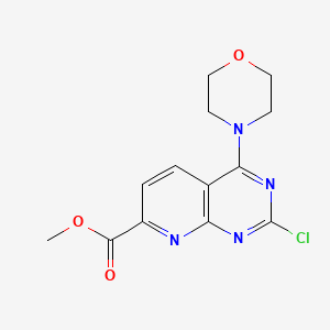 Methyl 2-chloro-4-morpholinopyrido[2,3-d]pyrimidine-7-carboxylate
