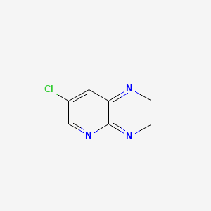 molecular formula C7H4ClN3 B597306 7-Chloropyrido[2,3-b]pyrazine CAS No. 116081-22-2