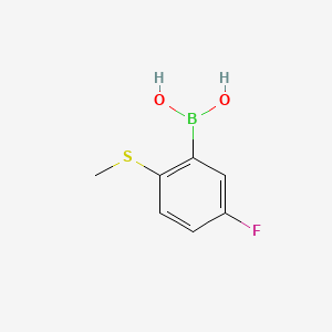 5-Fluoro-2-(methylthio)phenylboronic acid