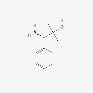 molecular formula C10H15NO B597313 (S)-1-氨基-2-甲基-1-苯基丙烷-2-醇 CAS No. 110480-86-9