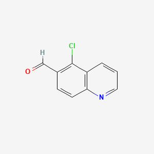 B597318 5-Chloroquinoline-6-carbaldehyde CAS No. 180421-64-1