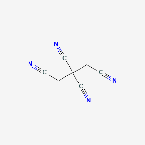 molecular formula C7H4N4 B597331 1,2,2,3-Propanetetracarbonitrile CAS No. 1274904-48-1