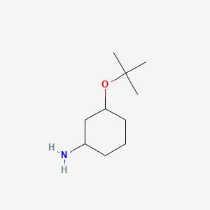 molecular formula C10H21NO B597340 3-Tert-butoxycyclohexanamine CAS No. 1211592-87-8