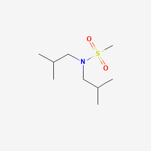 molecular formula C9H21NO2S B5973589 N,N-bis(2-methylpropyl)methanesulfonamide 