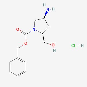 (2R,4S)-1-CBZ-2-hydroxymethyl-4-amino Pyrrolidine-HCl