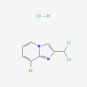 8-Bromo-2-(dichloromethyl)imidazo[1,2-a]pyridine hydrochloride