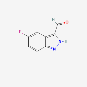 5-Fluoro-7-methyl-1H-indazole-3-carbaldehyde
