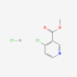 molecular formula C7H7Cl2NO2 B597373 Methyl 4-chloronicotinate hydrochloride CAS No. 1351479-18-9