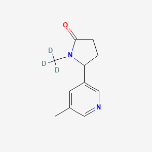 molecular formula C11H14N2O B597390 5-Methylcotinine-d3 CAS No. 1217003-12-7