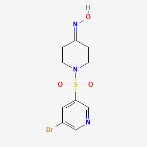 1-(5-Bromopyridin-3-ylsulfonyl)piperidin-4-one oxime