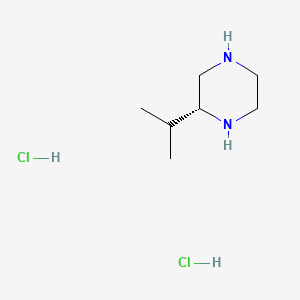 molecular formula C7H18Cl2N2 B597426 (R)-2-异丙基哌嗪二盐酸盐 CAS No. 1217663-39-2
