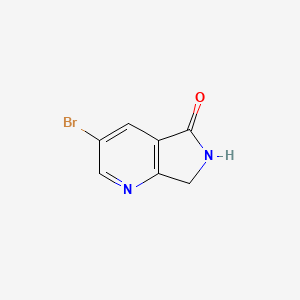 3-bromo-6,7-dihydro-5H-pyrrolo[3,4-b]pyridin-5-one
