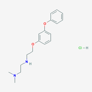 molecular formula C18H25ClN2O2 B5974602 N',N'-dimethyl-N-[2-(3-phenoxyphenoxy)ethyl]ethane-1,2-diamine;hydrochloride 