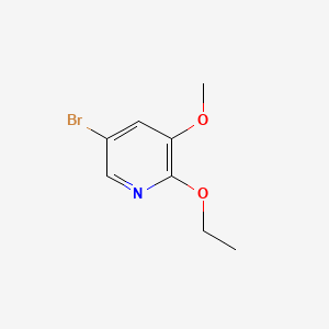 molecular formula C8H10BrNO2 B597464 5-Bromo-2-ethoxy-3-methoxypyridine CAS No. 1241752-31-7