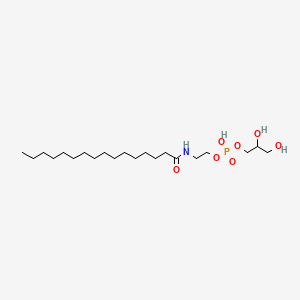molecular formula C21H44NO7P B597478 Glycerophospho-N-palmitoyl ethanolamine CAS No. 100575-09-5