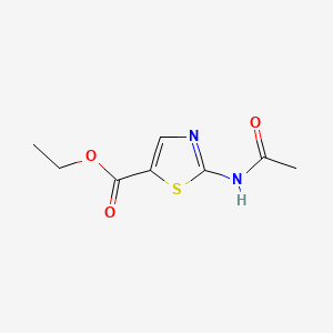 molecular formula C8H10N2O3S B597486 2-乙酰氨基-1,3-噻唑-5-甲酸乙酯 CAS No. 106840-37-3