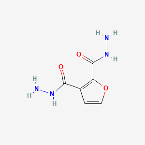 molecular formula C6H8N4O3 B597504 Furan-2,3-dicarbohydrazide CAS No. 13379-61-8