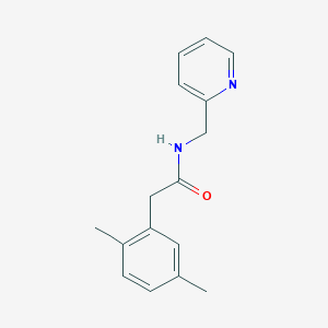 molecular formula C16H18N2O B5975241 2-(2,5-dimethylphenyl)-N-(2-pyridinylmethyl)acetamide 