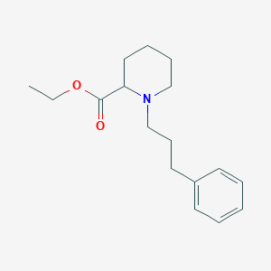 molecular formula C17H25NO2 B5976480 Ethyl 1-(3-phenylpropyl)piperidine-2-carboxylate 
