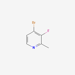 molecular formula C6H5BrFN B597659 4-Bromo-3-fluoro-2-methylpyridine CAS No. 1211583-78-6