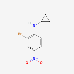 2-Bromo-N-cyclopropyl-4-nitroaniline