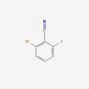 molecular formula C7H3BrIN B597707 2-Bromo-6-iodobenzonitrile CAS No. 1245648-93-4