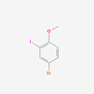 molecular formula C7H6BrIO B059771 4-Bromo-2-iodo-1-methoxybenzene CAS No. 98273-59-7