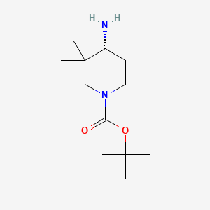 (R)-Tert-butyl 4-amino-3,3-dimethylpiperidine-1-carboxylate