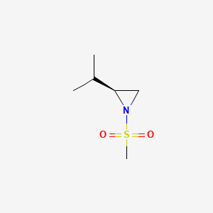 (2S)-1-(Methanesulfonyl)-2-(propan-2-yl)aziridine