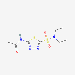 n-(5-(n,n-Diethylsulfamoyl)-1,3,4-thiadiazol-2-yl)acetamide