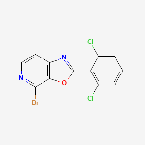 4-Bromo-2-(2,6-dichlorophenyl)oxazolo[5,4-c]pyridine