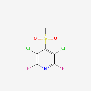 3,5-Dichloro-2,6-difluoro-4-(methylsulfonyl)pyridine