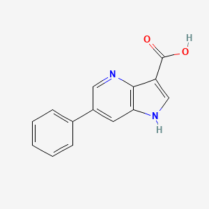 6-Phenyl-1H-pyrrolo[3,2-b]pyridine-3-carboxylic acid