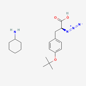 (2S)-2-azido-3-[4-[(2-methylpropan-2-yl)oxy]phenyl]propanoic acid;cyclohexanamine