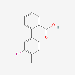 2-(3-Fluoro-4-methylphenyl)benzoic acid