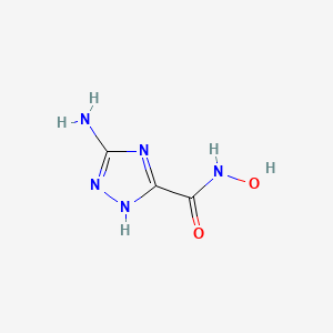 5-amino-N-hydroxy-1H-1,2,4-triazole-3-carboxamide