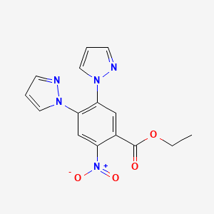 Ethyl 2-Nitro-4,5-di(1-pyrazolyl)benzoate