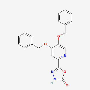 5-(4,5-bis(benzyloxy)pyridin-2-yl)-1,3,4-oxadiazol-2(5H)-one