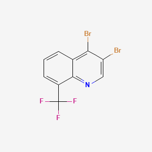 3,4-Dibromo-8-(trifluoromethyl)quinoline