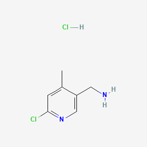 (6-Chloro-4-methylpyridin-3-YL)methanamine hydrochloride
