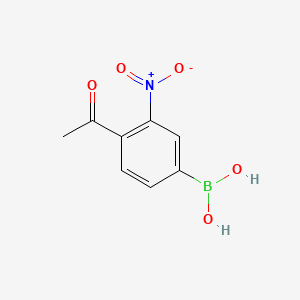 4-Acetyl-3-nitrophenylboronic acid